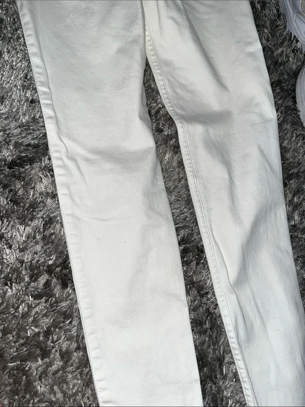 Hollister White Stretch Skinny Jeans - Picture 8 of 9